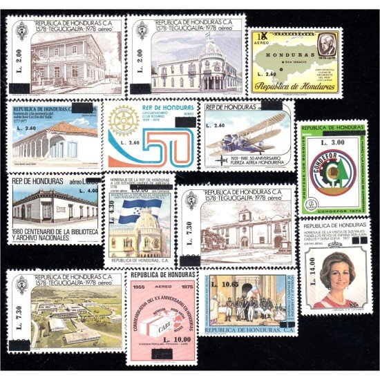Honduras A- 1044/57 2001 Serie Antigua Edificios Reyes de España Aniversarios Conmemoraciones MNH Honduras A- 1044/57 2001 Serie Antigua Edificios Reyes de España Aniversarios Conmemoraciones MNH