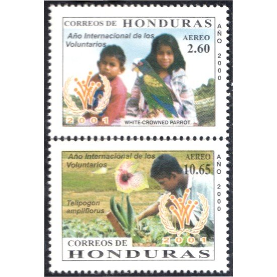 Honduras A- 1035/36 2000 Año Internacional de los Voluntarios MNH Honduras A- 1035/36 2000 Año Internacional de los Voluntarios MNH