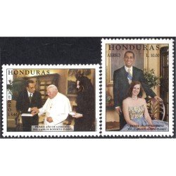Honduras A- 971/72 1999 Presidente Carlos Roberto Flores MNH