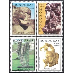 Honduras A- 955/58 1998 Mundo Maya Esculturas MNH