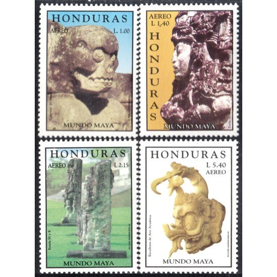 Honduras A- 955/58 1998 Mundo Maya Esculturas MNH Honduras A- 955/58 1998 Mundo Maya Esculturas MNH