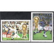 Honduras A- 953/54 1998 Mundiales de fútbol MNH
