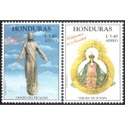 Honduras A- 901/02 1997 Cristo del Picacho Virgen de Suyapa MNH