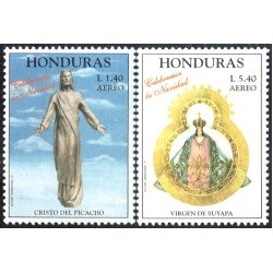 Honduras A- 901/02 1997 Cristo del Picacho Virgen de Suyapa MNH