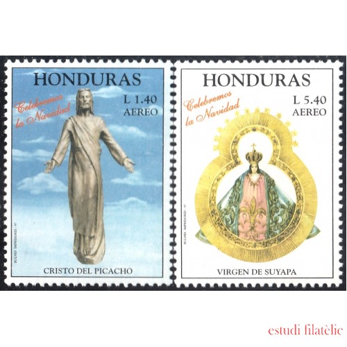 Honduras A- 901/02 1997 Cristo del Picacho Virgen de Suyapa MNH