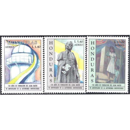 Honduras A- 898/00 1997 150 Años de la Fundación del Alma Máter MNH Honduras A- 898/00 1997 150 Años de la Fundación del Alma Máter MNH