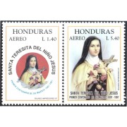Honduras A- 894/95 1997 Santa Teresita del Niño Jesús MNH