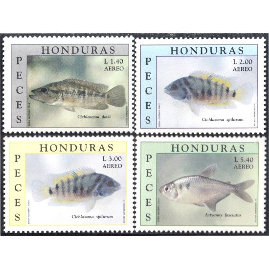 Honduras A- 889/92 1997 Peces Fishes MNH Honduras A- 889/92 1997 Peces Fishes MNH