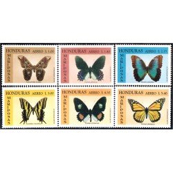 Honduras A- 881/86 1997 Mariposas Butterflies MNH