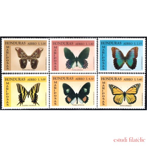 Honduras A- 881/86 1997 Mariposas Butterflies MNH