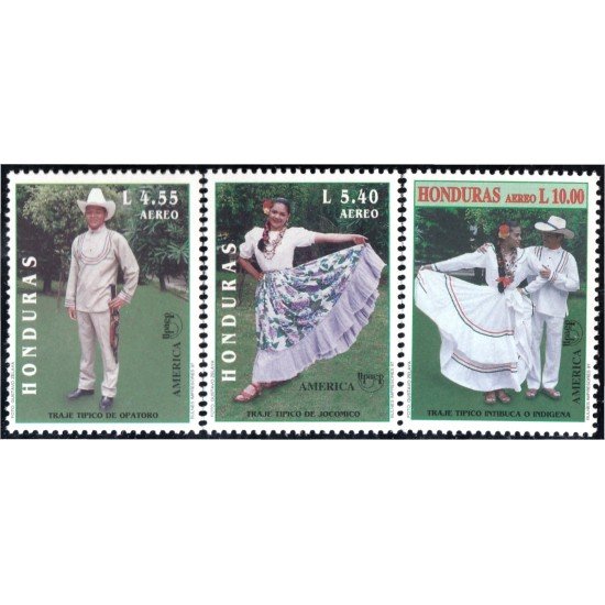 Honduras A- 874/76 1997 Trajes típicos MNH Honduras A- 874/76 1997 Trajes típicos MNH