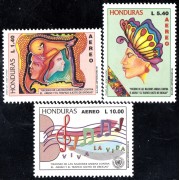 Honduras A- 873AC 1996 Decenio de la ONU contra el abuso y tráfico de drogas MNH
