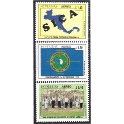 Honduras A- 860/62 1996 VII Reunión de presidentes de Centroamérica MNH