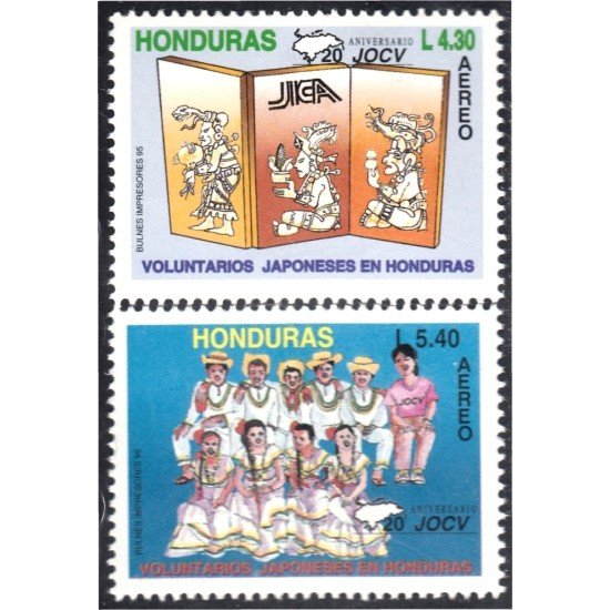 Honduras A- 859MN 1995 Voluntarios japoneses en Honduras MNH Honduras A- 859MN 1995 Voluntarios japoneses en Honduras MNH