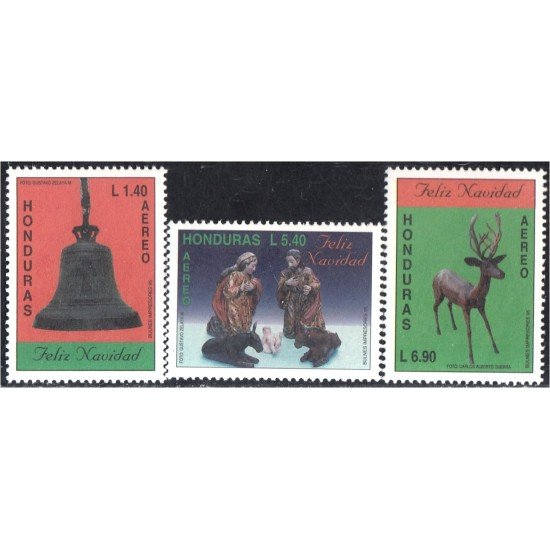 Honduras A- 859AR/AT 1995 Navidad Christmas MNH Honduras A- 859AR/AT 1995 Navidad Christmas MNH