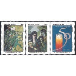 Honduras A- 857/59 1995 50 Aniversario de la ONU MNH