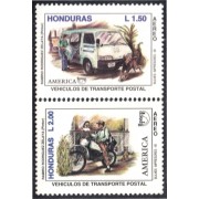 Honduras A- 856AB 1995 América Upaep Vehículos de transporte postal MNH