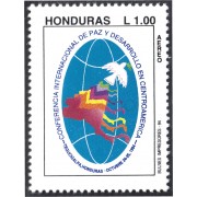 Honduras A- 854 1994 Conferencia Internacional de Paz y Desarrollo en Centroamérica MNH