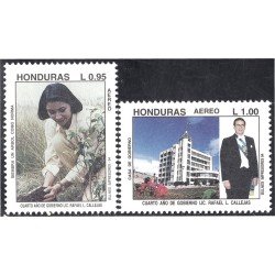 Honduras A- 849/50 1994 Presidente Rafael L. Callejas MNH
