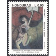 Honduras A- 842 1993 Litopack 93 Obra de Julia E. Padilla ONU MNH