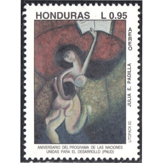Honduras A- 842 1993 Litopack 93 Obra de Julia E. Padilla ONU MNH Honduras A- 842 1993 Litopack 93 Obra de Julia E. Padilla ONU MNH