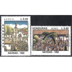 Honduras A- 800/01 1992 Navidad Christmas MNH