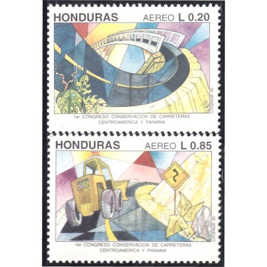 Honduras A- 799LM 1992 1º Congreso Conservación de carreteras Centroamérica y Panamá MNH Honduras A- 799LM 1992 1º Congreso Conservación de carreteras Centroamérica y Panamá MNH