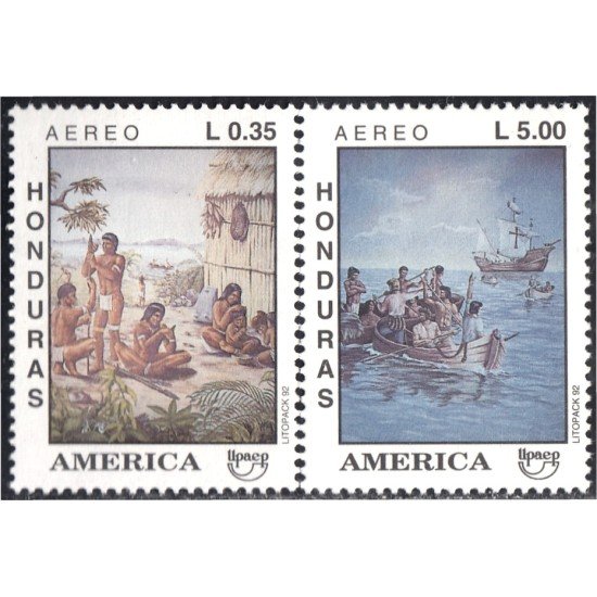 Honduras A- 799JK 1992 América Upaep Indígenas MNH Honduras A- 799JK 1992 América Upaep Indígenas MNH