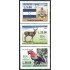 Honduras A- 1353/55 2010 Símbolos Nacionales Bandera Escudo Venado Cola Blanca Guara Roja MNH