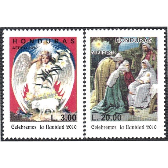 Honduras A- 1351/52 2010 Navidad Christmas MNH Honduras A- 1351/52 2010 Navidad Christmas MNH