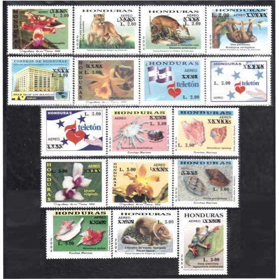 Honduras A- 1288/04 2006 Crustáceos Flores Animales fauna Edificios MNH Honduras A- 1288/04 2006 Crustáceos Flores Animales fauna Edificios MNH