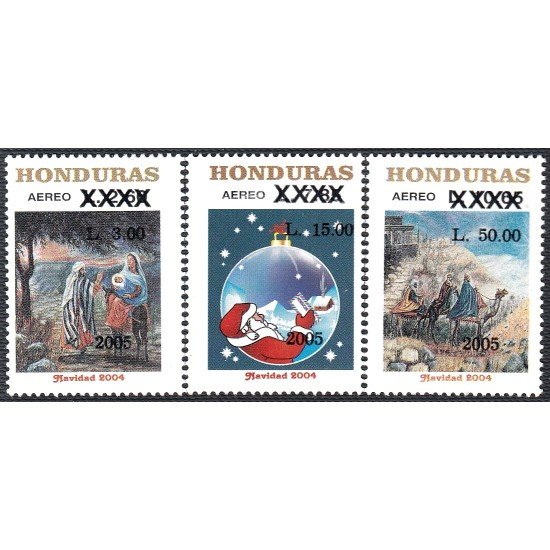 Honduras A- 1272/74 2005 Navidad Christmas MNH Honduras A- 1272/74 2005 Navidad Christmas MNH