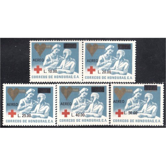 Honduras A- 1253/57 2005 Cruz Roja MNH Honduras A- 1253/57 2005 Cruz Roja MNH
