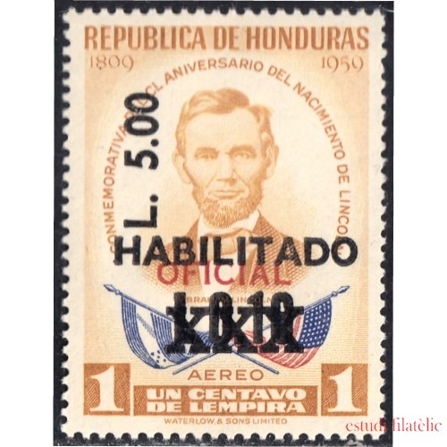 Honduras A- 1218 2005 Abraham Lincoln MNH