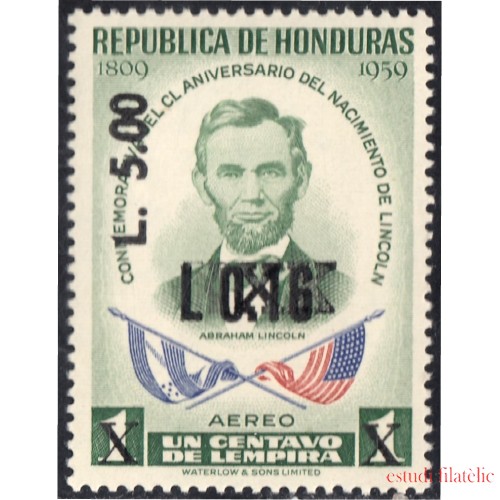 Honduras A- 1217 2005 Abraham Lincoln MNH