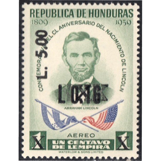 Honduras A- 1217 2005 Abraham Lincoln MNH Honduras A- 1217 2005 Abraham Lincoln MNH