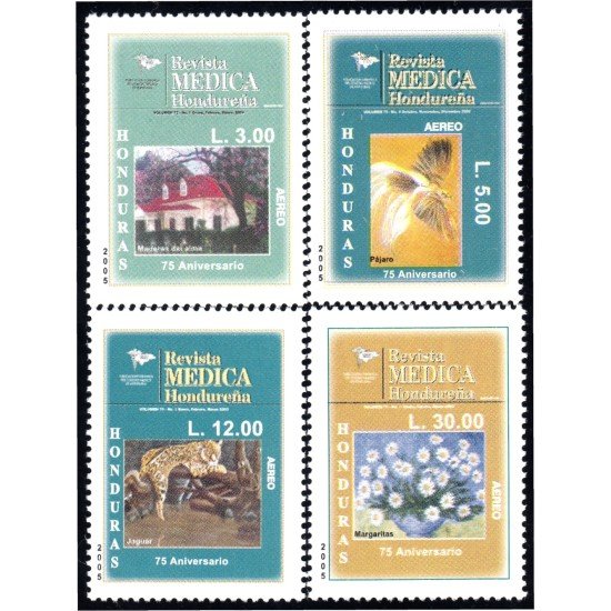 Honduras A- 1206/09 2005 75º Aniversario de la Revista Médica Hondureña MNH