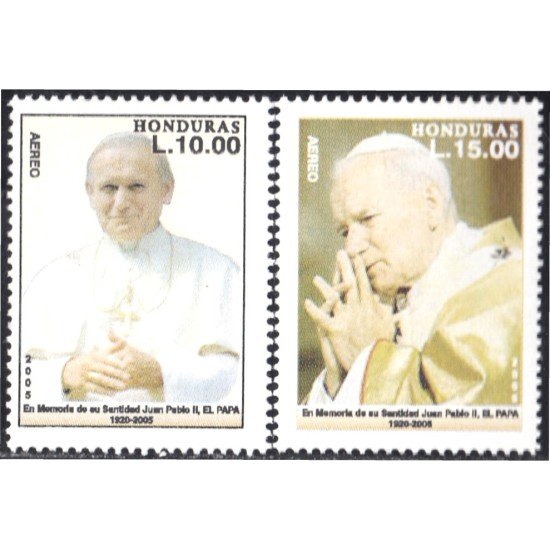 Honduras A- 1204/05 2005 SS Juan Pablo II MNH Honduras A- 1204/05 2005 SS Juan Pablo II MNH