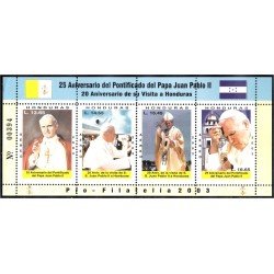Honduras A- 1155/58 2003 SS Juan Pablo II MNH Honduras A- 1155/58 2003 SS Juan Pablo II MNH