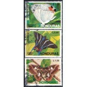 Honduras A- 752/54 1991 Mariposa Butterflies usados