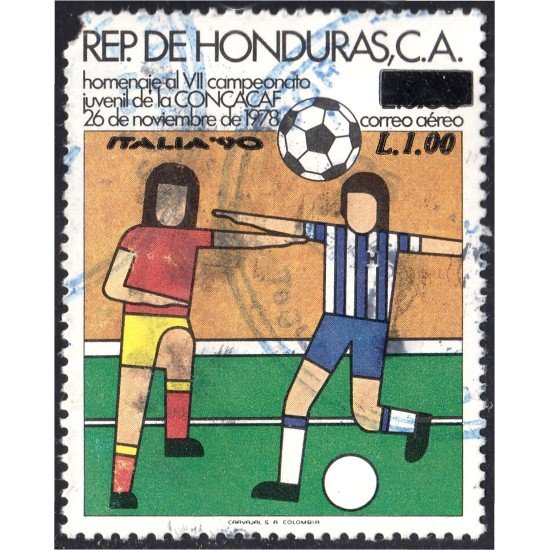 Honduras A- 742 1990 VI Campeonato Juvenil de la Concacaf usados Honduras A- 742 1990 VI Campeonato Juvenil de la Concacaf usados