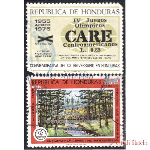 Honduras A- 738/39 1989 Protección de los bosques  usados