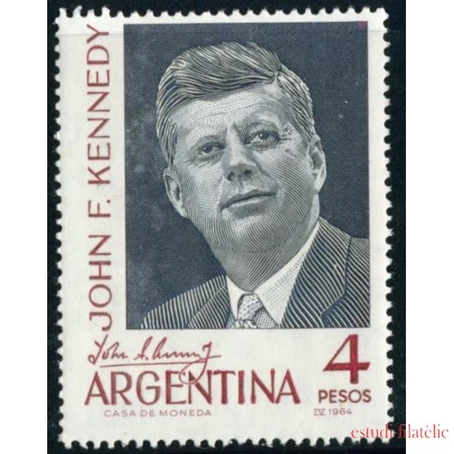 MI2 Argentina  685 1964  Anoversario de la Muerte  del Presidente Kennedy