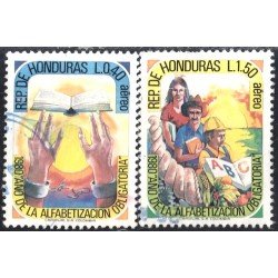 Honduras A- 682/83 1983 Año de la alfabetización obligatoria usados Honduras A- 682/83 1983 Año de la alfabetización obligatoria usados