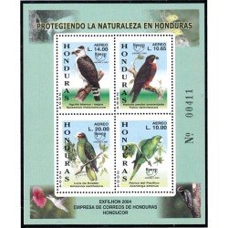 Honduras HB 73 2004 Pájaros Birds Águila Halcón Perico Loro MNH Honduras HB 73 2004 Pájaros Birds Águila Halcón Perico Loro MNH