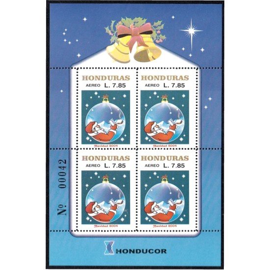 Honduras HB 76 2004 Navidad Christmas MNH Honduras HB 76 2004 Navidad Christmas MNH
