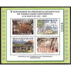Honduras HB 69 2002 América Upaep V centenario del descubrimiento de Honduras MNH Honduras HB 69 2002 América Upaep V centenario del descubrimiento de Honduras MNH