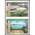 Honduras HB 55/56 1998 Estadio de Tegucigalpa y Estadio de Saint Denis fútbol MNH