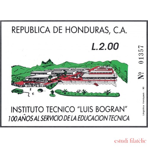 Honduras HB 42 1990 Instituto Técnico Luis Bogran MNH
