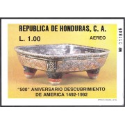 Honduras HB 39 1988 500 Aniversario del descubrimiento de América MNH